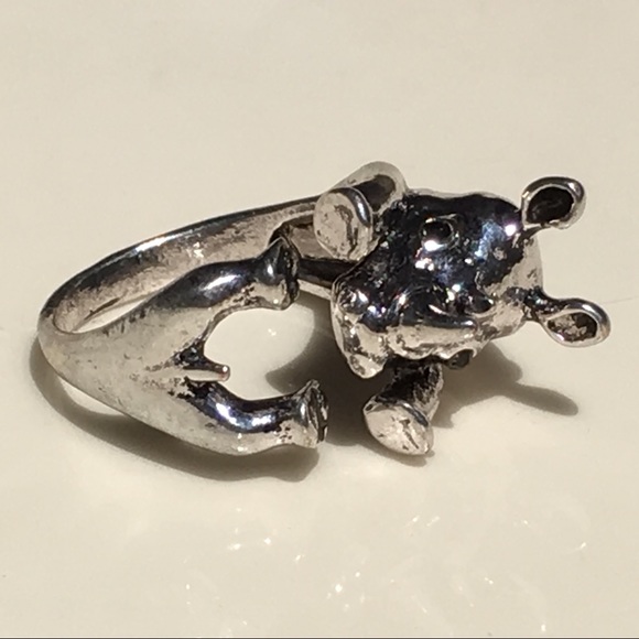 Rhinoceros 🦏 cute adjustable ring - Picture 7 of 8